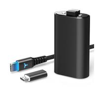 Batería de Controlador Xbox One/Xbox Series X S con Cable de Carga USB C de 3M y Adaptador Micro USB Batería Recargable del Kit Play and Charge de Accesorios Xbox, XBOX-SB02 1400mAh