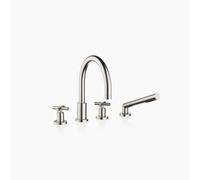Batería de cuatro orificios para bañera Dornbracht TARA para montaje en borde...
