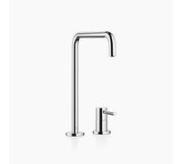 Batería de dos orificios Dornbracht META SQUARE con rosetas individuales, des...