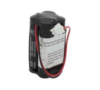 Batería de emergencia NiMH 4,8 V 800 mAh F2 x 2 Micro AAA con cable de 100 mm y enchufe sustituye a Fischer AW-0480-0080-AAA-NM01