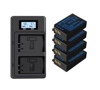 Batería De EN-EL20a EN-EL20, Compatible con Nikon, For EN EL20 EL20a P1000, 1 J1, 1 J2, 1 J3, 1 S1, 1 V3, A, A 1, AW1, DL24-500(4 Battery 1 Charger)