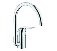 Batería de fregadero de una mano Grohe Euroeco Special, descarga 223 mm, gira...