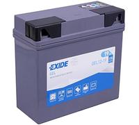 Batería de Gel Exide para Moto y Deporte GEL12-19, 12V 19Ah 170A, G19, 185x80x170mm, Batería sin mantenimiento en calidad OEM