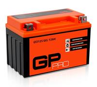 Batería de gel GP-PRO GTZ12S 12 V 12 Ah 210 A para moto, sin mantenimiento. | sellada precargada, polo positivo izq., 150mm x 87mm x 110mm, similar a YTZ12S, YTX12A-BS, 51120, YTZ14S, M6012