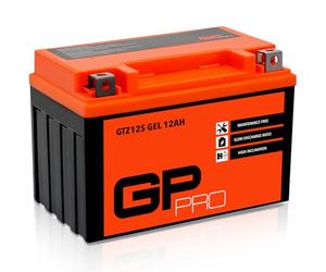 Batería de gel GP-PRO GTZ12S 12 V 12 Ah 210 A para moto, sin mantenimiento. | sellada precargada, polo positivo izq., 150mm x 87mm x 110mm, similar a YTZ12S, YTX12A-BS, 51120, YTZ14S, M6012