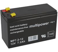 Batería De Gel Multipower 12V 7,2Ah MP7.2-12 LC-R127R2PG FG20721 USV APC RPC