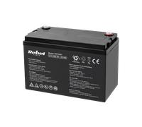 Batería de gel Rebel de 12 V y 100 Ah para fuentes de alimentación UPS.