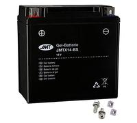 Batería de gel YTX14-BS para R 1200 GS Adventure ABS, año de construcción 2006 - 2009 de JMT