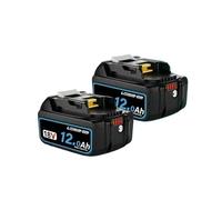 Batería De Herramienta Eléctrica De 18V 8Ah/10Ah/12Ah, Compatible Con Makita, Batería De 18V DGA404 DTW700 DHR202 DJV182 DDF487 DTD172 DHP489(2PCS 12.0Ah)