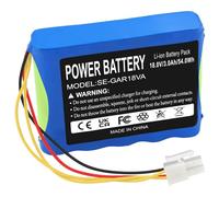 Batería de ion de litio para cortacésped Husqvarna 589586201 R100Li Automower 430X para Gardena Sileno R160Li2018 R130LIC 3000 mAh