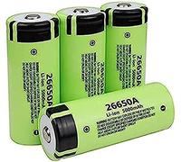 Batería De Iones De Litio 3,7 V 5000mah 26650a, Recargable para Linterna LED, Evaporador De Cabezal De Antorcha Mecánico,4 Habitaciones