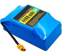 Batería De Iones De Litio 36V 4,4 Ah 10S2P, Batería De Repuesto De Litio para Aeropatín Eléctrico para Patinete Eléctrico, Hoverboard Y Monociclo con Enchufe 36V 4.4Ah