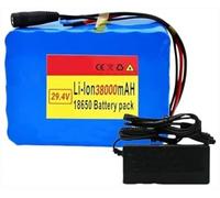 Batería De Iones De Litio 7S4P De 29,4 V Y 30 Ah Para Bicicletas Eléctricas Con Motor De 50 W A 500 W, Compatible Con BMS Y Cargador. 29.4V 30Ah,XT90