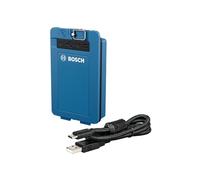 Batería de iones de litio BA 3.7V 3.0Ah XL de Bosch Professional (mecanismo de sujeción seguro, puerto de carga USB-C, doble fuente de alimentación)