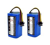 Batería De Iones De Litio De 14,4 V/14,8 V 3500 MAh, Compatible Con Haier, Robot Xshuai HXS-C3 Robot Aspirador Barredora Batería Recargable De Repuesto 18650(3500 mAh 2pcs)