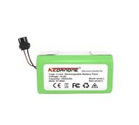 Batería De Iones De Litio De 14,4 V Y 2600 MAh, Compatible Con Conga 950, 990 Y 1090, Deebot DN621, 601 Y 605, Eufy RoboVac 35C I7 Y V710.(3500mAh)