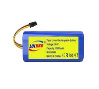 Batería De Iones De Litio De 14,4 V Y 4000 MAh, Compatible Con Lifero, RX9 360 S5 S7pro T90, Compatible Con Cecotec Conga, 1290 1390 1490 1590 880L, Batería De Alta Capacidad For Aspiradoras(3000mAh)