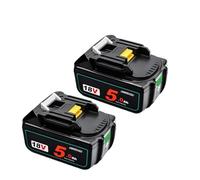 Batería De Iones De Litio De 18 V Y 9000 MAh For Herramientas Eléctricas, Compatible Con Makita(2pcs5Ah)