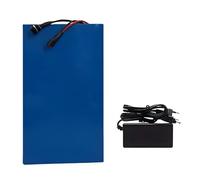 Batería de iones de litio de 48 V y 20 Ah, extraíble, 13S7P, resistente al agua, con cargador de 54,6 V y 2 A para kit de motor de 0 a 1000 W. 48V 20Ah,XT60+DC