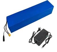 Batería de iones de litio de 72 V y 30 Ah para bicicleta eléctrica con cargador de 84 V y 3 A. Batería 20S4P con BMS integrado para motores de 250 W, 300 W, 350 W, 500 W, 750 W y 1000 W. 72V 30Ah,T