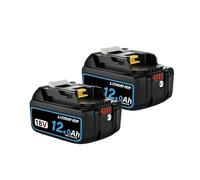 Batería De Iones De Litio De Carga Rápida De 18V Y 12000mah, Compatible Con Makita, Batería De 18v BL1850 BL1840 BL1830(2PCS 12.0Ah)