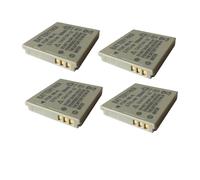 Batería de Iones de Litio for cámara, 1200 mAh/3,7 V, NB-4L, Compatible con Canon IXUS 40, 50, 55, 60, 65, 80, 100, I20, 110, 115, 120, 130, IS 117, 220 y 230.(4PCS)