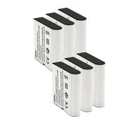 Batería de Iones de Litio for cámara, 3,7 V/1500 mAh, Compatible con Casio NP-40, CNP-40, NP-40DBA y NP-40DCA.(7pcs)