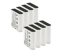 Batería de Iones de Litio for cámara, 3,7 V/1500 mAh, Compatible con Casio NP-40, CNP-40, NP-40DBA y NP-40DCA.(8 PCS)