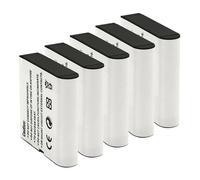 Batería de Iones de Litio for cámara, 3,7 V/1500 mAh, Compatible con Casio NP-40, CNP-40, NP-40DBA y NP-40DCA.(5pc)