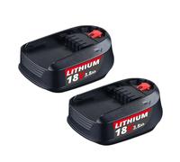 Batería De Iones De Litio For Herramienta Eléctrica Inalámbrica De 18 V Y 3,8 Ah, Compatible Con Bosch PSB PSR(2pcs)