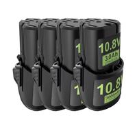 Batería de iones de litio for herramientas eléctricas Stihl SHA30108. Compatible con herramientas eléctricas Stihl 10,8 V 3,0 Ah GTA 26 / SEA 20 / HSA 25 / HSA 26 / AS2.(4pcs)