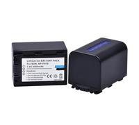 Batería De Iones De Litio NP-FH70 De 3000mAh, Compatible Con Sony, NP-FH30 NP-FH40 NP-FH60 NP-FH50, DCR DVD508 DVD408 DVD308 DVD105 HC28 SR300 SR200 SR82(2 Battery)