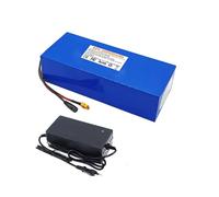 Batería de iones de litio para bicicleta de 48 V y 20 Ah, impermeable, de PVC, recargable, para scooter eléctrico, incluye BMS y cargador de 54,6 V y 2 A. 48V 20Ah,XT60+DC