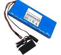 Batería de Iones de Litio para Bicicleta eléctrica de 36 V y 20 Ah con BMS, Carcasa de PVC, Recargable, Incluye Cargador y Conector XT30+CC para potenciar la Bicicleta eléctrica (X