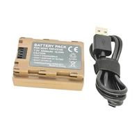 Batería de Iones de Litio Tipo C FZ100, Compatible con cámaras Sony ZV-E10II, A1, A6600, A6700, A7S3, A7R5, A7C, ZV-E1, A7 IV, A7S III, A7R V, NP-FZ100, USB-C.(2250mah Battery)