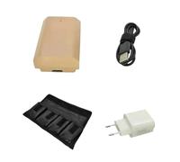 Batería de Iones de Litio Tipo C FZ100, Compatible con cámaras Sony ZV-E10II, A1, A6600, A6700, A7S3, A7R5, A7C, ZV-E1, A7 IV, A7S III, A7R V, NP-FZ100, USB-C.(EU Plug with Bag)