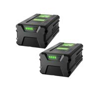 Batería de iones litio 80 V y 6000 mAh, compatible con herramientas eléctricas inalámbricas Greenworks GBA80200, recargable, repuesto(2Pcs 6000mAh)