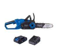 Batería de juego de motosierras 20V litio 2.0Ah hoja 254mm Scheppach c-cs254-x