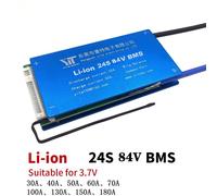 Batería de Litio 24S 84 V Tarjeta de Protección de Energía 3. 7 V 30A - 180A con Función de Protección contra Sobrecalentamiento Equilibración