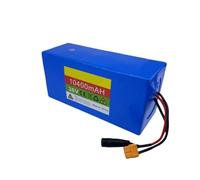 Batería de Litio 36 V, 10S4P, 10400 mAh, 10,4 Ah, Gran Capacidad for Bicicletas y Scooters con BMS Cargador(T Plug-DC-1Battery)