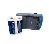 Batería De Litio: Batería De Litio Recargable + Cargador, Compatible con Canon, For R2cr5 2CR5 EOS 1 EOS 3 Batería De Cámara De 6 V(1charger 1 Battery W)