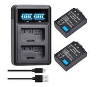 Batería De Litio: Batería De Repuesto EN EL25 Batmax De 1680 MAh, Compatible con Cámaras Nikon Z50 ZFC(2Battery 1Charger)