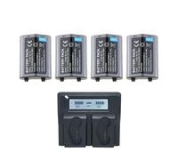 Batería De Litio: Batería EN-EL18 + Cargador De Carga Rápida, Compatible con Nikon, For EN-EL18a, EN-EL18, D850, D800, D800E, D4, D4S, D5, D6 MB-D12 D500 D800 D850(1Charger 4battery)