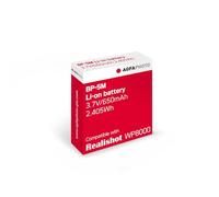 Batería de Litio BP-5M - 3,7 V / 650 mAh 2,405 WH - para Compact Agfa Photo Realishot WP8000