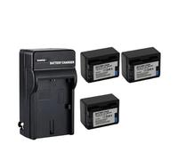 Batería De Litio Compatible con Canon, BP-718, 727, 709 Y CG-700, VIXIA Y HF M50, M52, R32, R40, R42, R50 Y R52.(3charger 1battery)