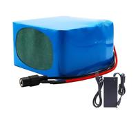 Batería De Litio De 12 V Y 30 Ah con Protección BMS para Bicicleta Eléctrica con Cargador, Paquete De Batería De Iones De Litio 3S12P, Batería para Scooter Eléctrico. T+DC