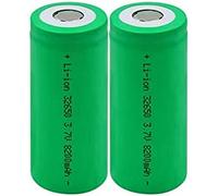 Batería De Litio De 3,7 V 8200 Mah 32650, Batería Recargable De Alta Intensidad para Energía De Respaldo De Linterna 1 Uds,2 Piezas