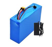 Batería De Litio De 36 V Y 38 Ah, Paquete De Baterías De Iones De Litio Impermeables 10S2P para Bicicleta Eléctrica con Protección BMS Y Cargador para Motores De 200 W A 800 W. XT90+JST