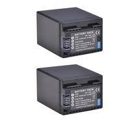 Batería De Litio De 4450 MAh, Compatible con Canon, BP-745, 709, 718, 709, 718, 727, HF406 R3 Y VIXIA HF M50 Y M500.(2X Battery)