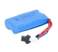 Batería de Litio de 7.4V 1200mAh, Batería Eléctrica de los Juguetes 14500 de la Tarifa 5C con el Enchufe del Negro de SM